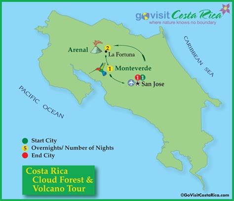 Costa Rica Cloud Forest & Arenal Volcano Tour - Go Visit Costa Rica