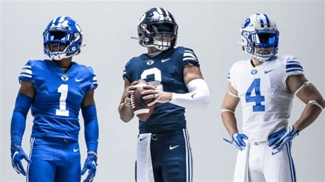 BYU shows off new football uniforms; adds Ole Miss series