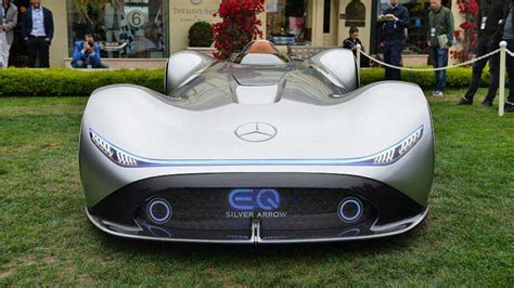 Mercedes EQ Silver Arrow Concept revealed in Pebble Beach