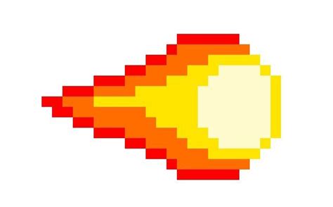 Fireball Pixel Art