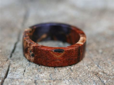 Multicolored Wood Ring Mens Wood Rings Men Wedding Band | Etsy | Rings ...