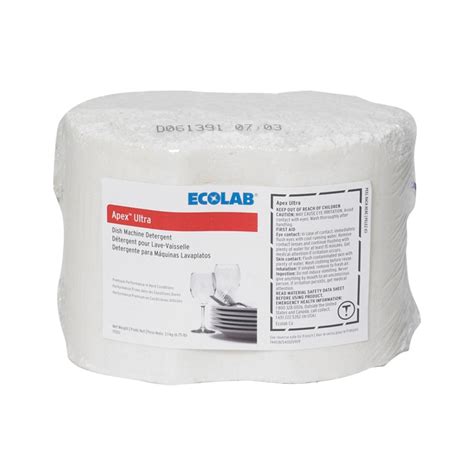 ECO6117051 | Ecolab 6117051 Apex™ Ultra Solid Dishwashing Detergent ...