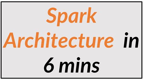 Chapter 2 Spark Architecture in 6 minutes | Apache Spark Course Book