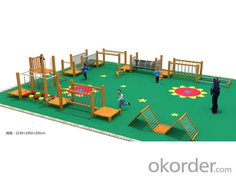 Wooden Commercial Playground Equipment