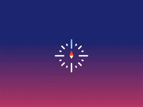 Minimalist's Compass by Theo Oing on Dribbble