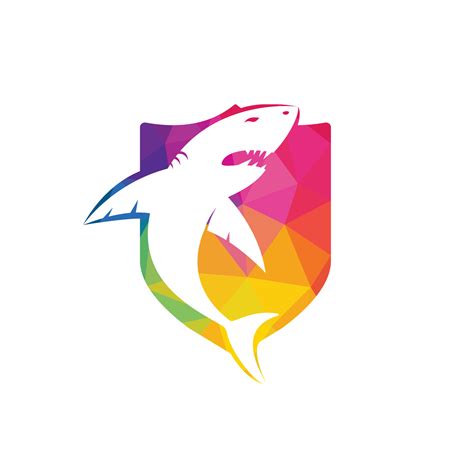 Shark vector logo design. Creative shark icon vector design template ...