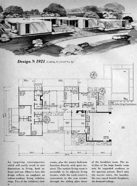 64 Awesome Mid century modern home blueprints for New Design | Ideas ...