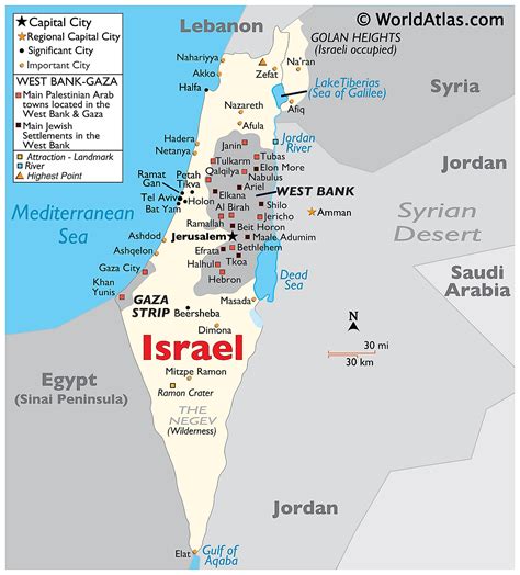 Holy Land Map Today