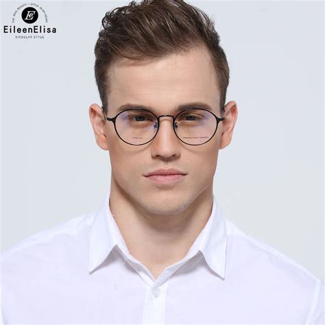 EE Fashion Titanium Glasses Frame Men Brand Designer Optical Eyeglasses Frames Men High Quality ...