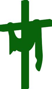 The three crosses on Calvary silhouette - Free Vector Silhouettes | Creazilla