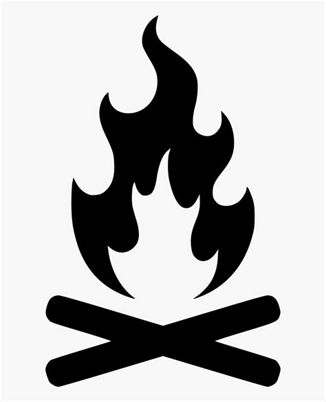 Campfire - Camp Fire Icon Vector, HD Png Download - kindpng