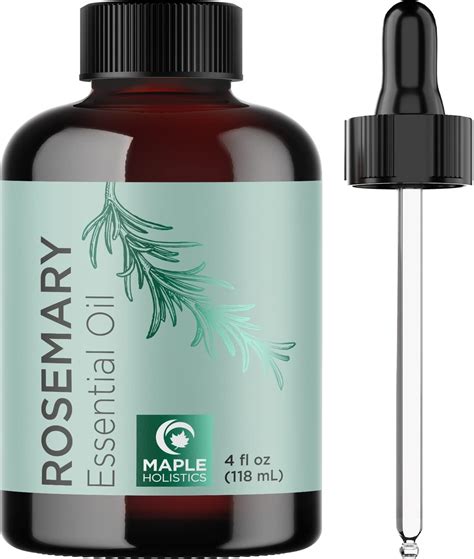 Pure Rosemary Essential Oil with Dropper - Undiluted Rosemary Oil for ...