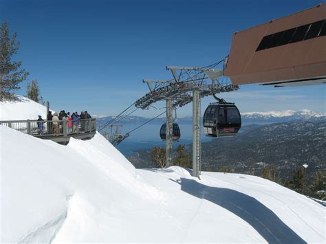 Heavenly Valley ski resort - Lake Tahoe, CA - on the gondola. (photo copyright Terri H ...