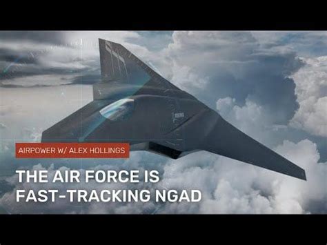 the air force is fast - tracking ngad with an airplane in the sky