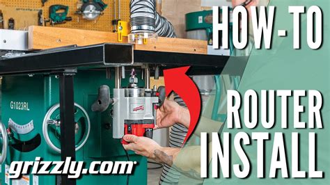 How To Install Your Router Extension Table | H7507 | Grizzly Industrial ...