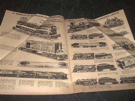 Vintage Lionel Train & Accessories Catalog track & guide Layouts+ science series | Model trains ...