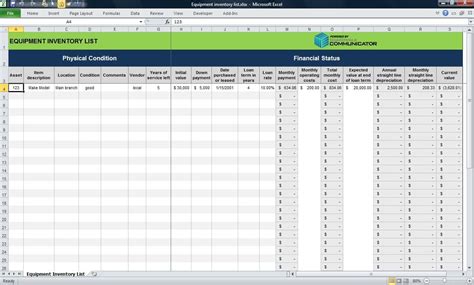 Excel Inventory Template With Formulas And Inventory Control Templates Free Download | Free ...
