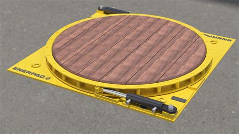 Powerful new Enerpac Industrial Turntables allow safe repositioning of loads up to 400 tons with ...