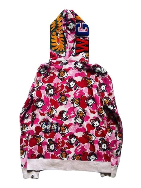 Hello Kitty Bape Pink Hoodie - Hit Jacket