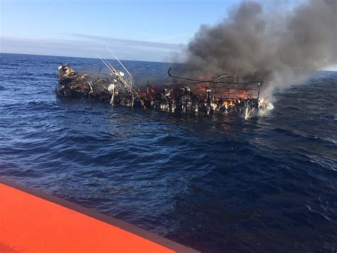 California boat fire: 34 people trapped as boat bursts into