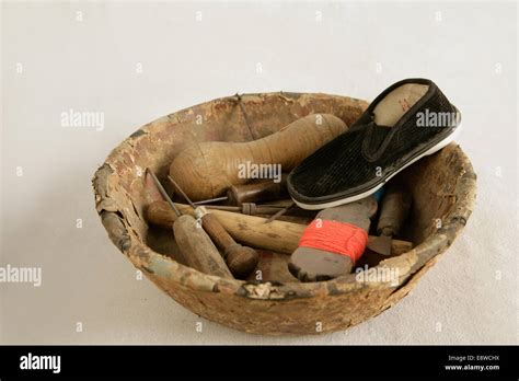 Shoemaking tools Stock Photo - Alamy