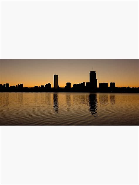 "Boston Skyline Sunrise" Canvas Print by mricci | Redbubble