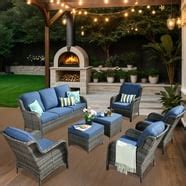 Kullavik Patio Furniture Set 14-Pieces Outdoor Furniture for Backyard ...