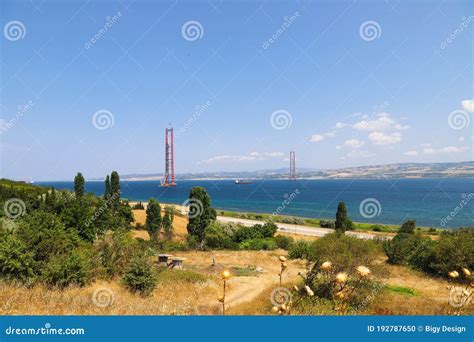 1915 Dardanelles Bridge or Canakkale Bridge Construction in Turkey ...