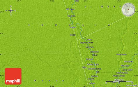 Physical Map of Jilib