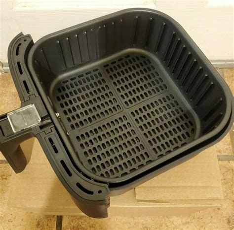 Air Fryer Replacement Basket 5.8QT For COSORI Black