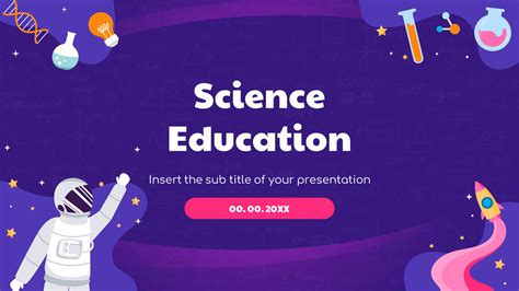 Science Education Google Slides Theme PowerPoint Template