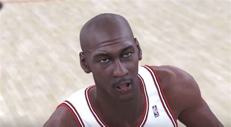 NBA 2K's latest patch includes a realistic Michael Jordan sticking out his tongue - Article ...