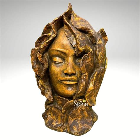 Flower Face Modern Statue 2ft: Buy Best Idol - The Stone Studio