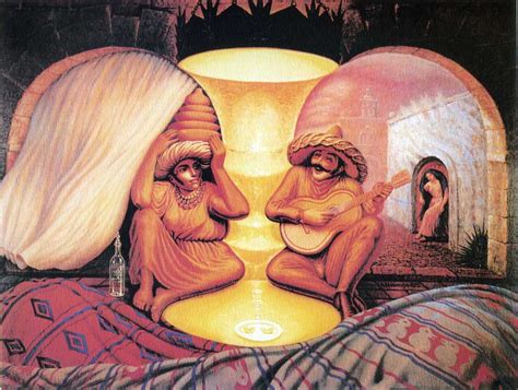 Old Couple or Musician Salvador Dali 1930 | Illusion paintings, Optical illusions art, Dali ...