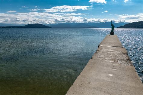 Sandpoint City Beach Park stock image. Image of oreille - 194070225