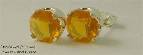 Oregon Fire Opal ear rings | Fire opal, Opal, Jewelry