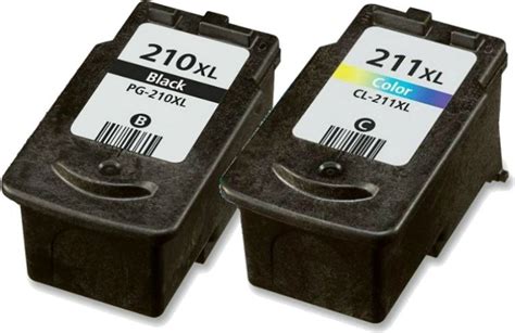 Canon PG210XL & CL211XL HY Remanufactured Ink Cartridges 2PK - 1B, 1C ...