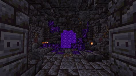 Nether portal room in my survival world : r/Minecraft