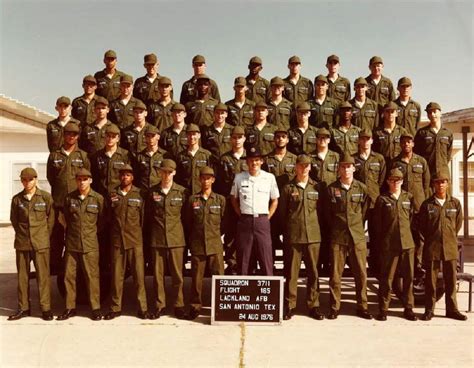 1970-79 Lackland AFB, TX - 1976,Lackland AFB,Squadron 3711,Flight 165 ...