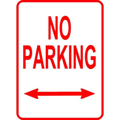 No parking traffic roadsign vector image | Free SVG