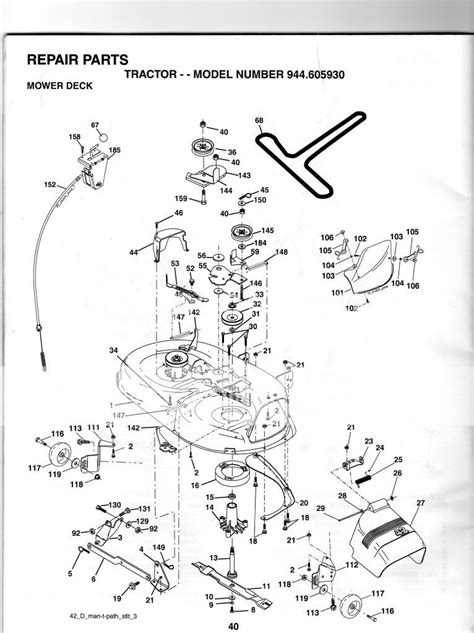 Craftsman Lt2000 Deck Parts Diagram - alternator