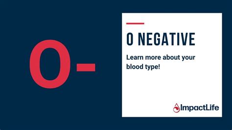 O- is the universal donor! O negative blood type information and top ...