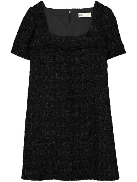 Tory Burch Tinsel Tweed Mini Dress - Farfetch