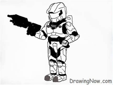 Halo Master Chief Drawing