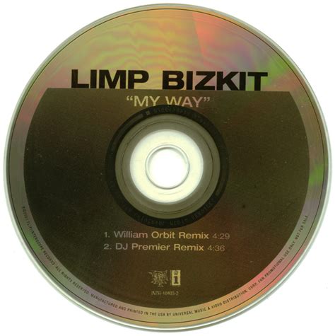 Promo, Import, Retail CD Singles & Albums: Limp Bizkit - My Way - (Remixes) - (Promo CD Single ...