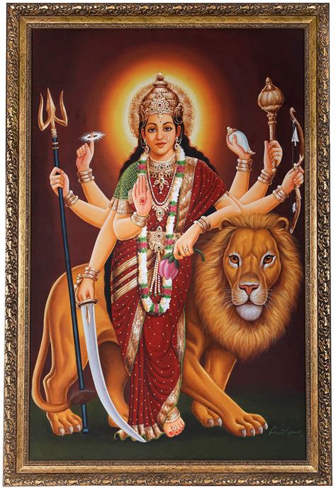 The Placid Devi Durga (Framed)