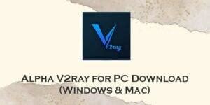 Download Alpha V2Ray for PC (Windows 11/10/8 & Mac) - AppzforPC.com