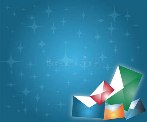 Envelope background stock illustration. Illustration of stars - 7203147