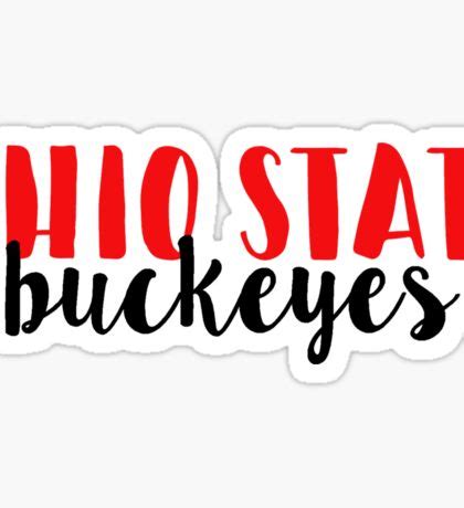 Ohio State Buckeyes: Stickers | Redbubble