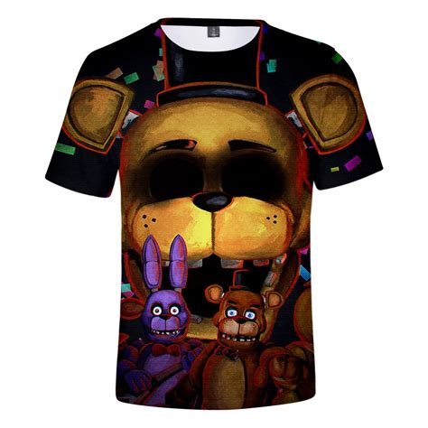 Aliexpress.com : Buy Frdun Tommy Five Nights at Freddy Summer 3D T shirt 2018 Men/Women Fashion ...